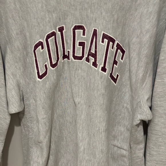 Large Colgate Sweatshirt worn but that’s the look large champion - Picture 1 of 7